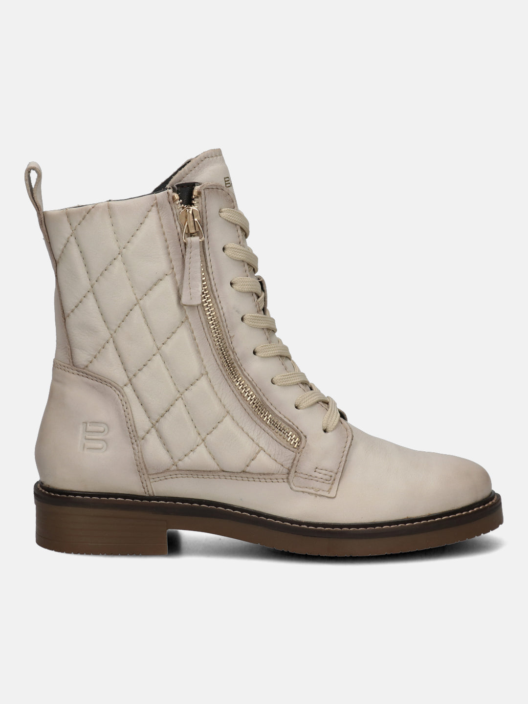 Zina Off White Ankle Boots - BAGATT