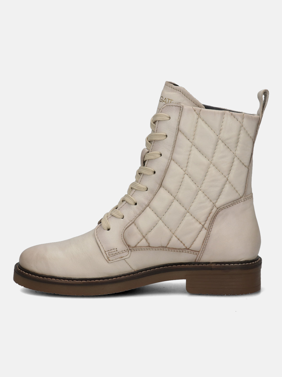 Zina Off White Ankle Boots - BAGATT