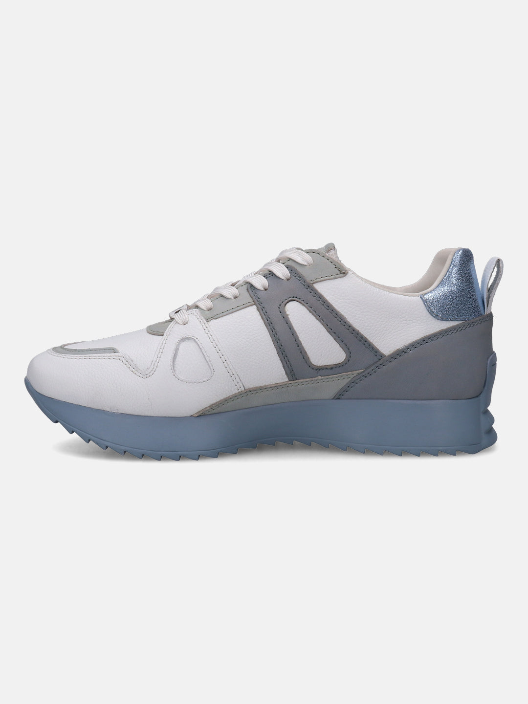 Sophie White & Light Blue Sneakers - BAGATT