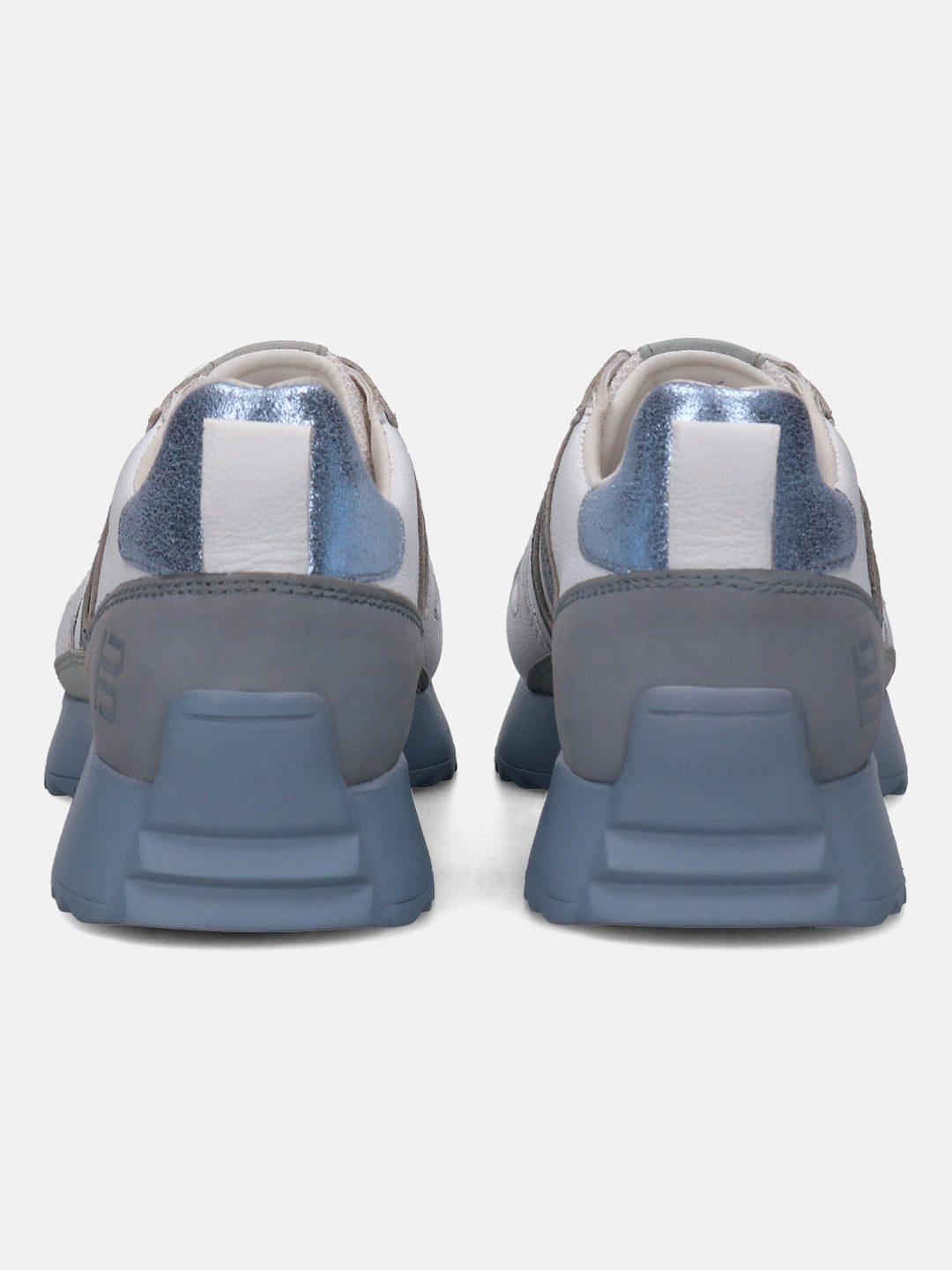 Sophie White & Light Blue Sneakers - BAGATT