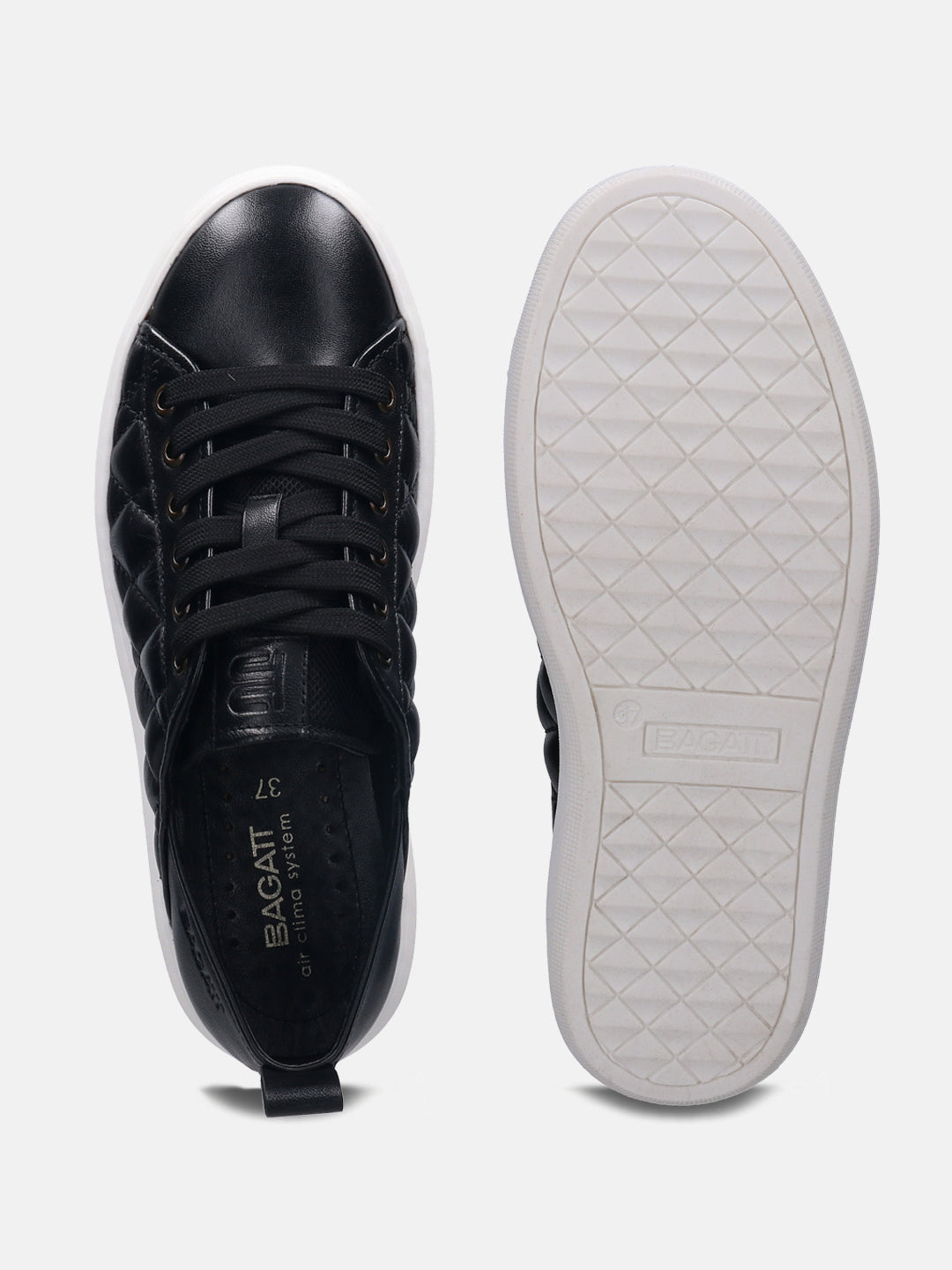Gina Black Sneakers - BAGATT