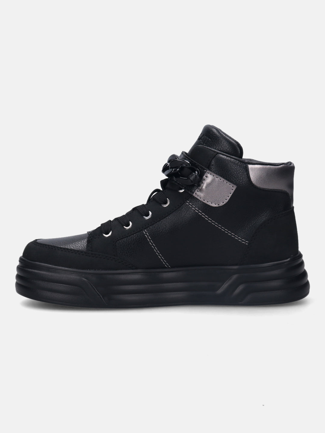 BAGATT Blu Black High Top Sneakers