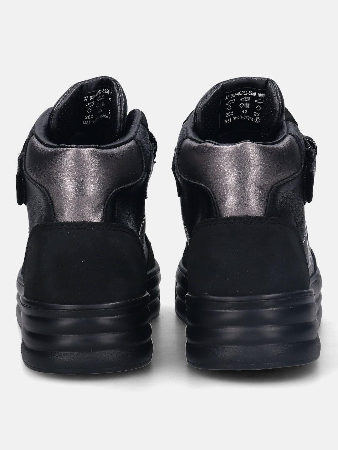 BAGATT Blu Black High Top Sneakers