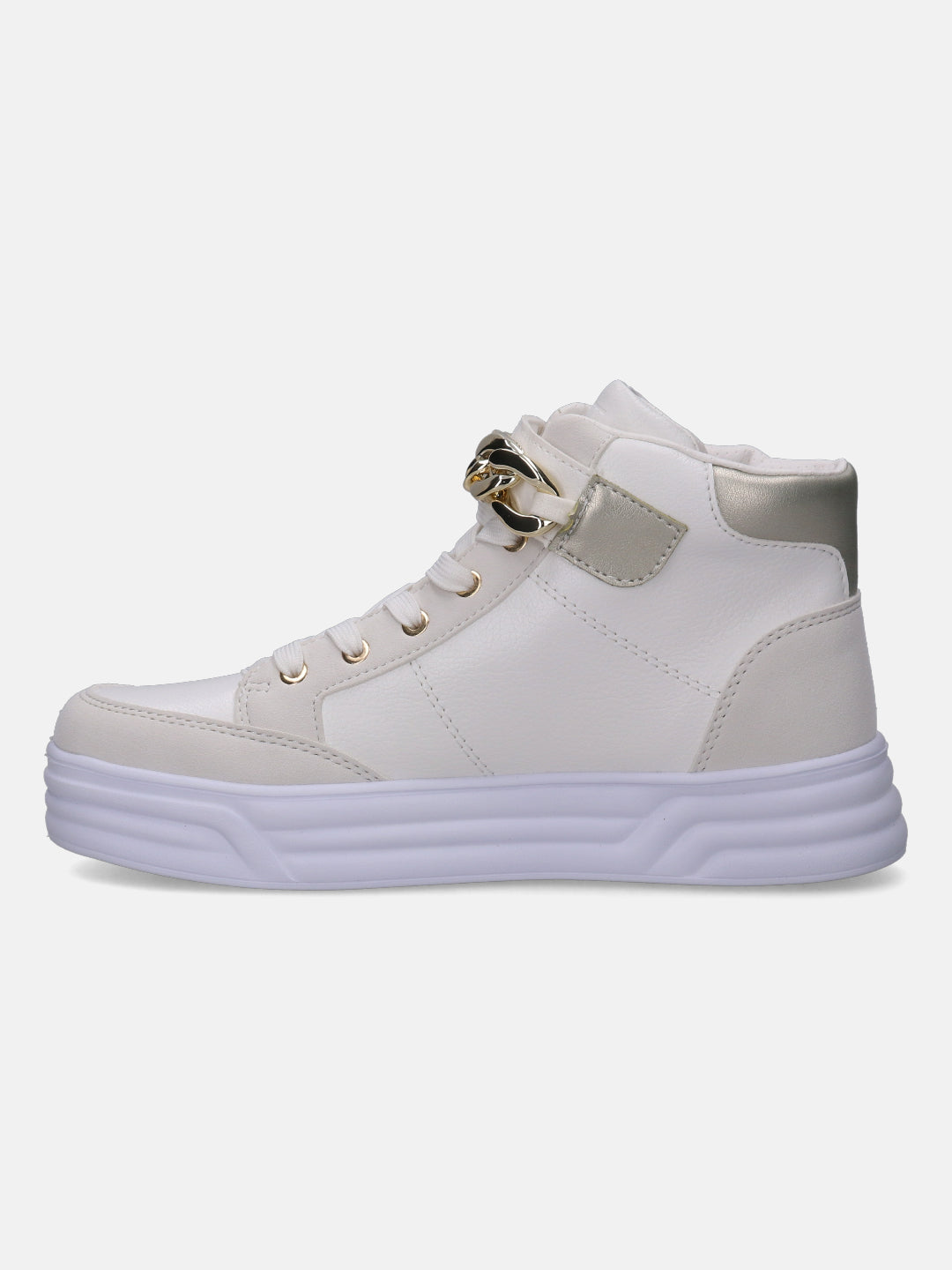 BAGATT Blu White High Top Sneakers