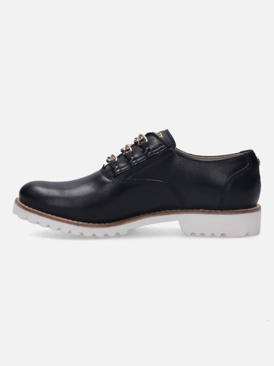 BAGATT Enny Black Premium Leather Formal Slip-ons