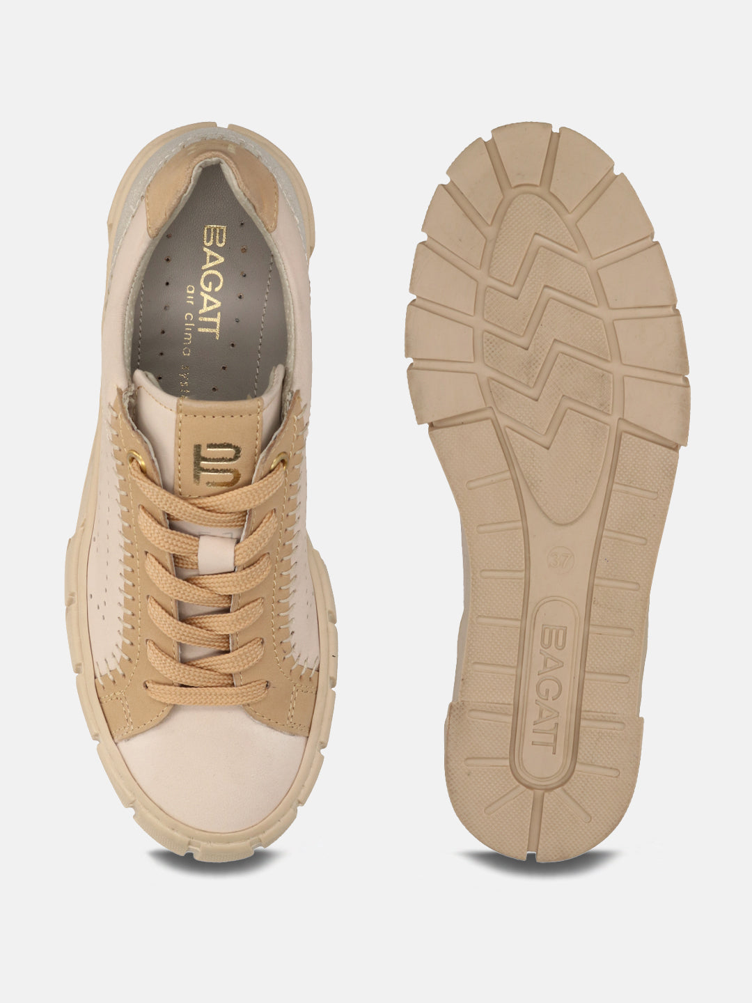Tia Beige Sneakers - BAGATT
