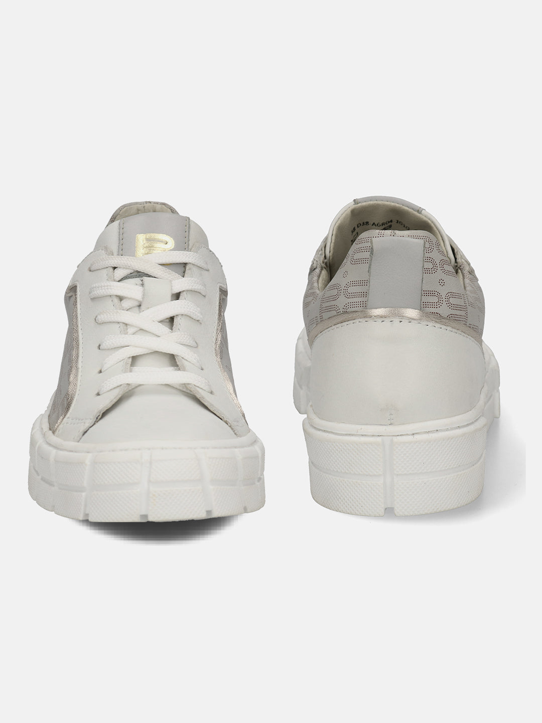 Tia White & Light green Sneakers - BAGATT
