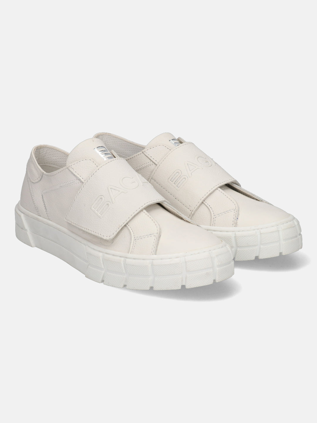 BAGATT Premium Leather White Sneakers