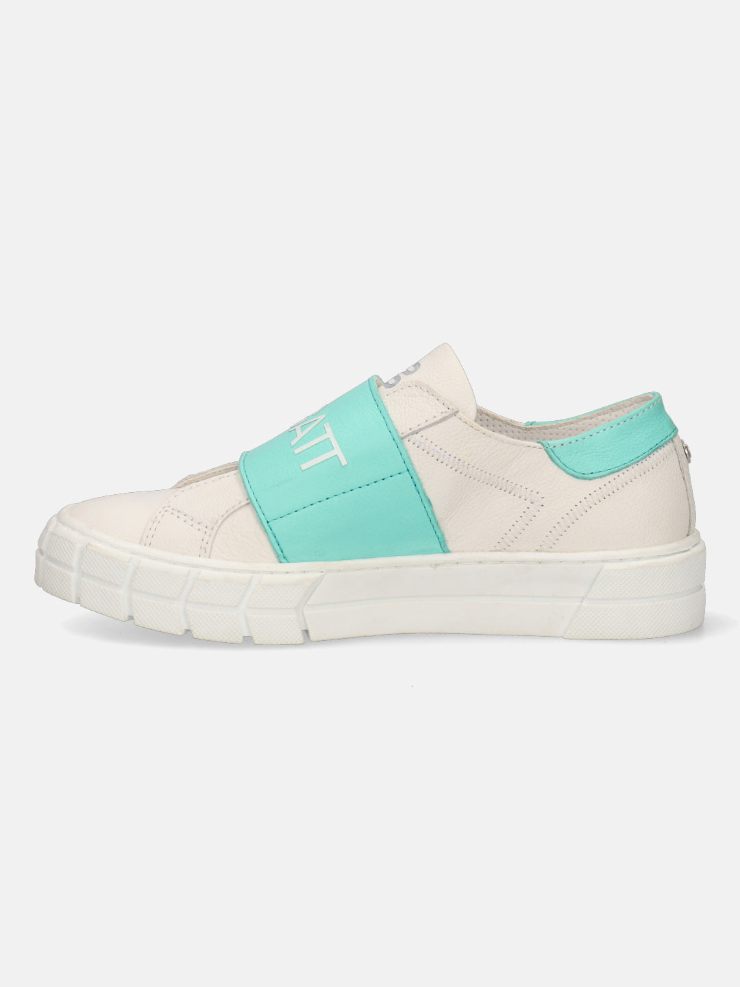 Tia White & Light Blue Sneakers - BAGATT