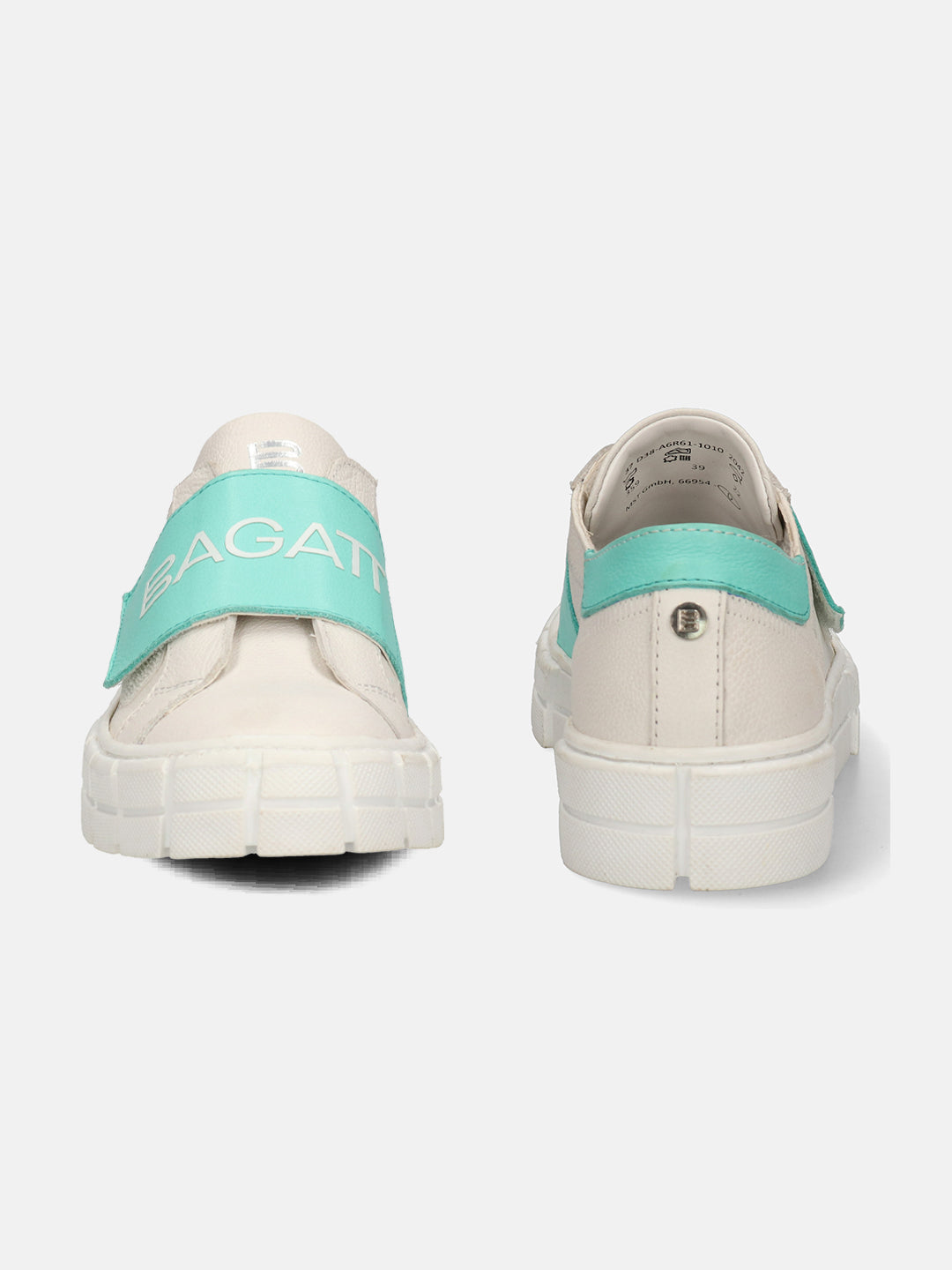 Tia White & Light Blue Sneakers - BAGATT
