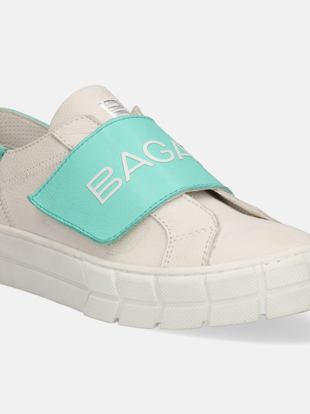 Tia White & Light Blue Sneakers - BAGATT