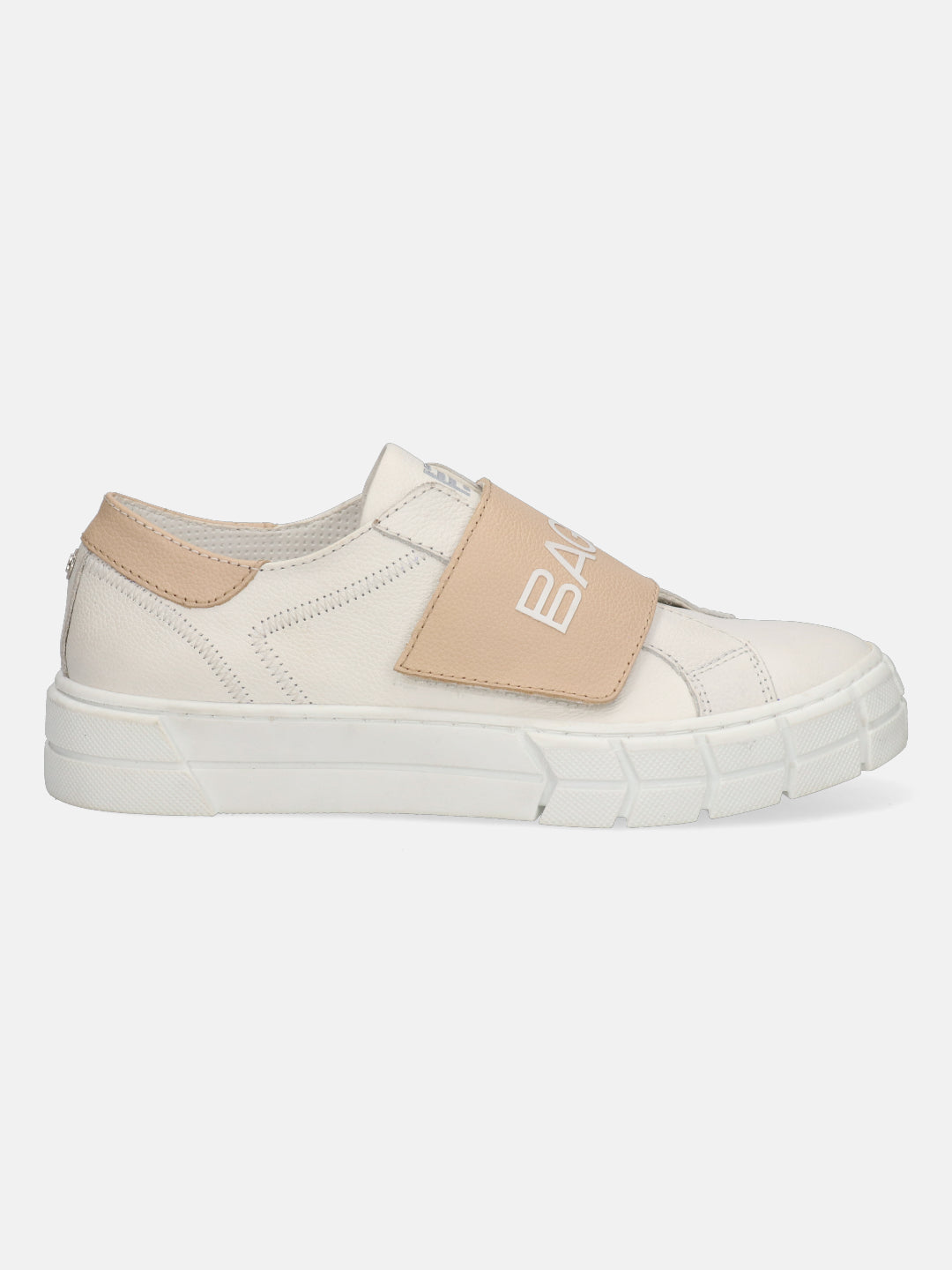 BAGATT Tia White Premium Leather Sneakers