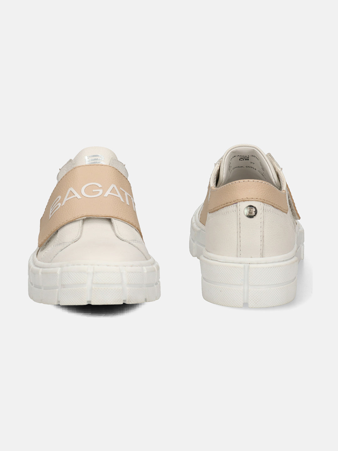 BAGATT Premium Leather White Sneakers
