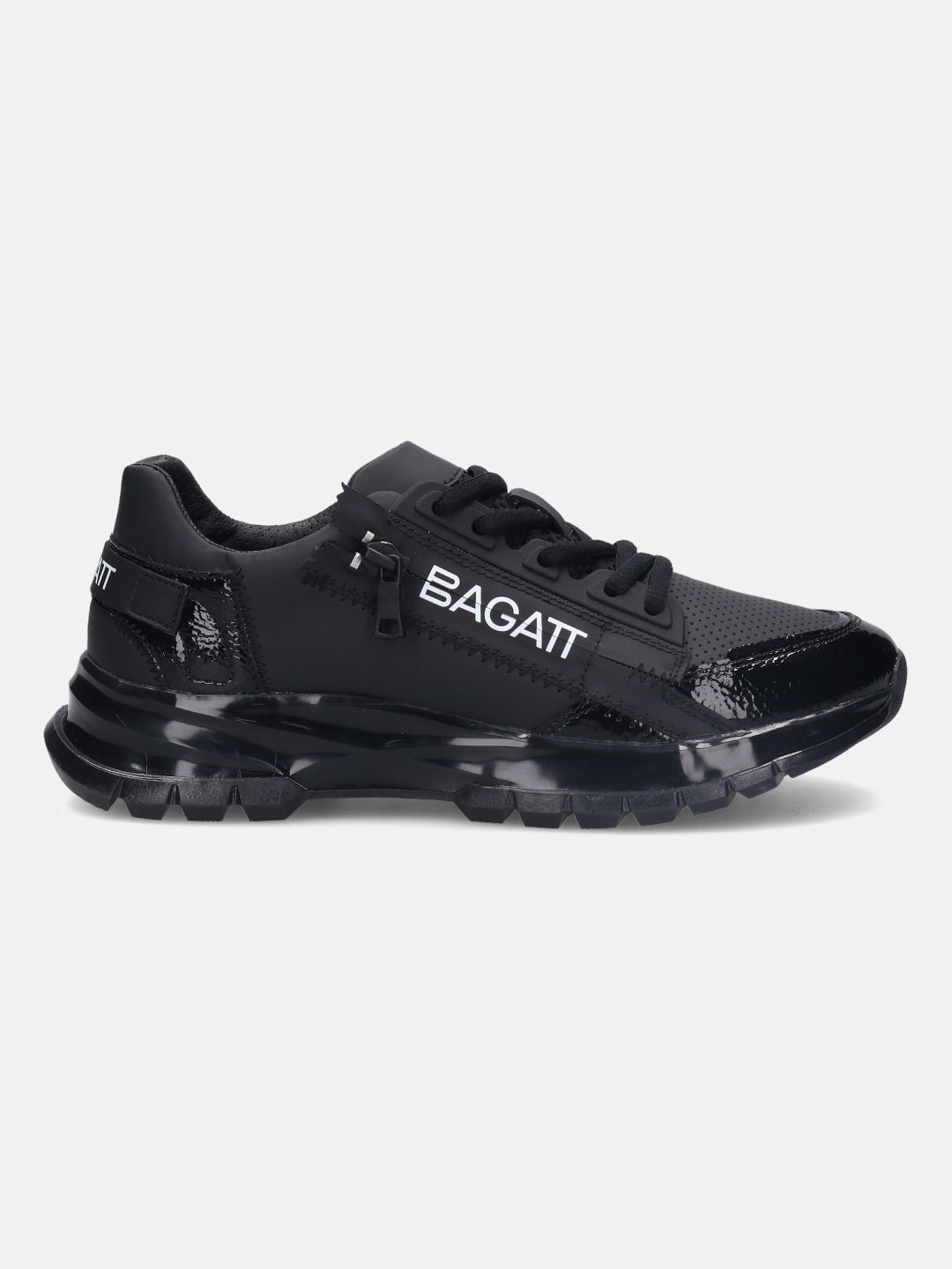 Athena Black Sneakers - BAGATT