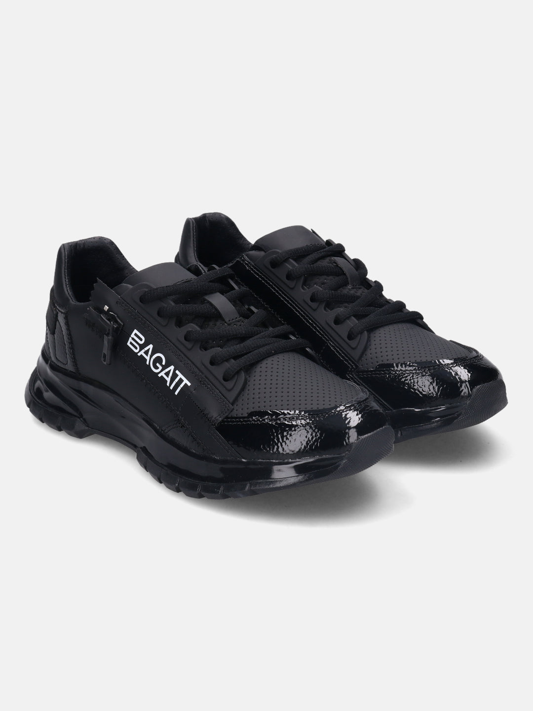 Athena Black Sneakers - BAGATT