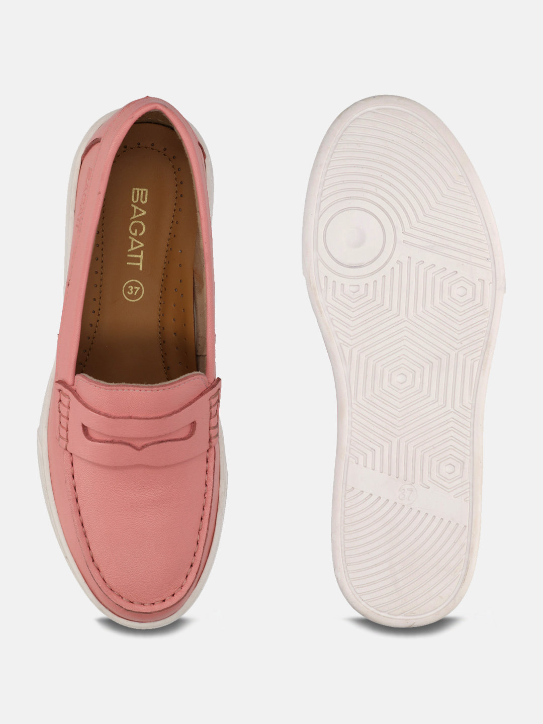 Jola Pink Casual Loafers - BAGATT