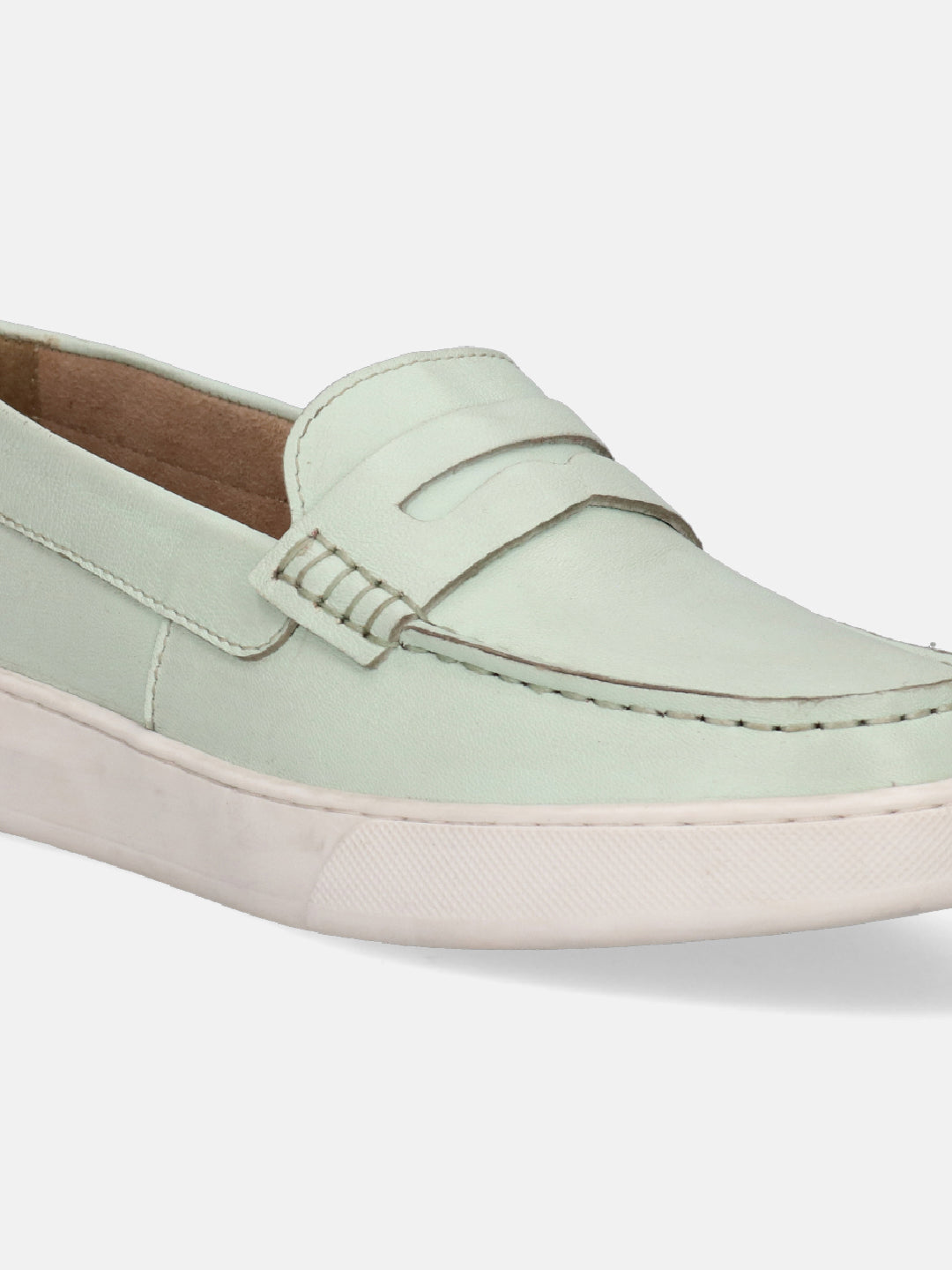 Jola Light Green Casual Loafers - BAGATT