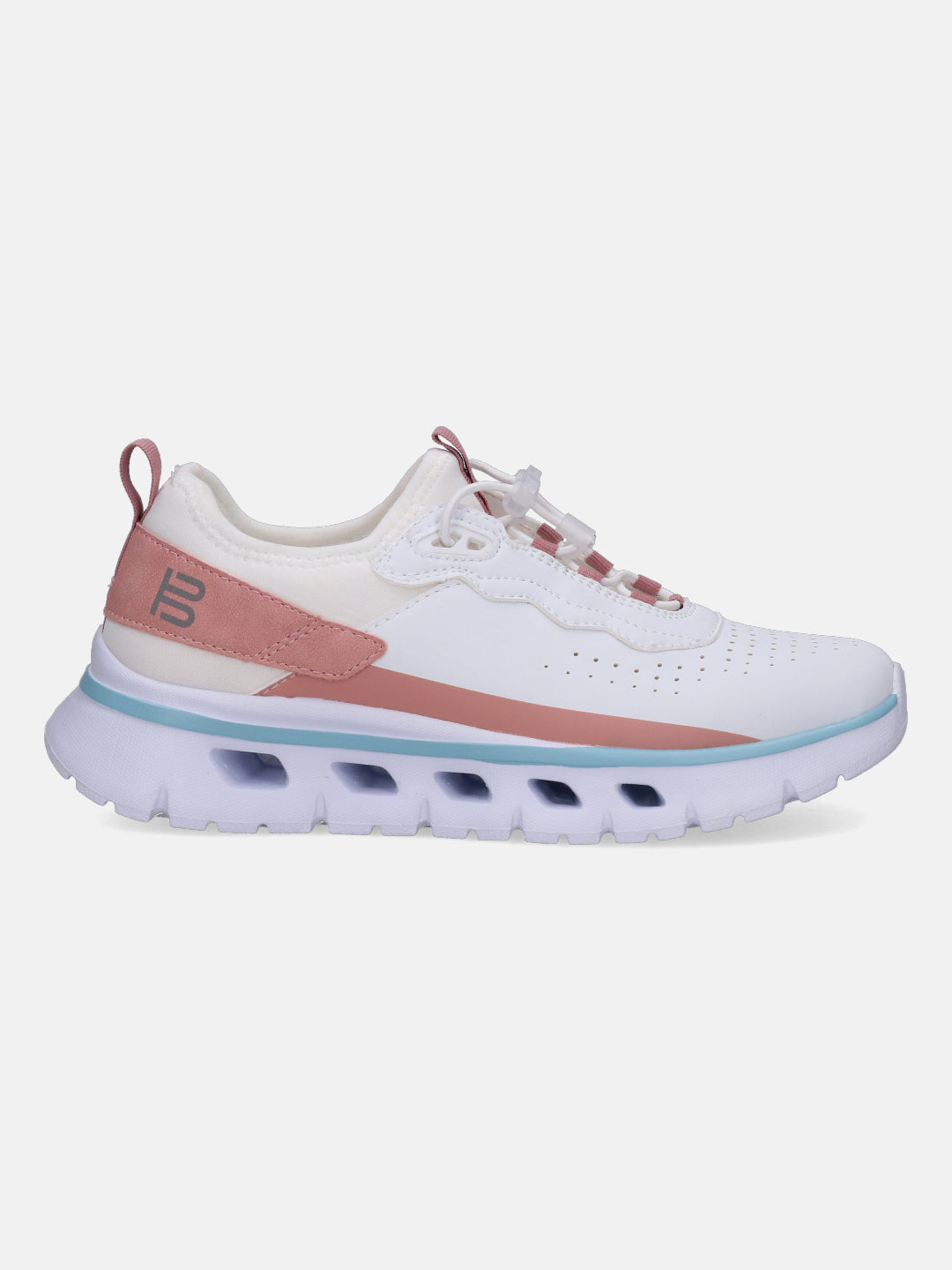 Nesaja White & Rose Sneakers - BAGATT