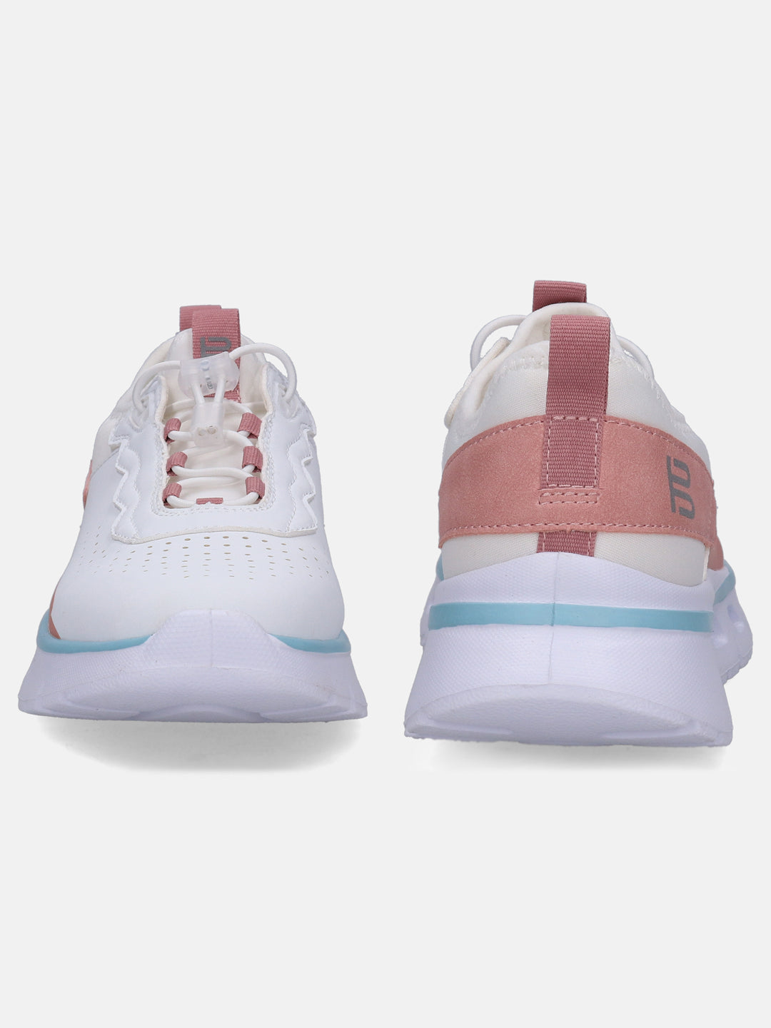 Nesaja White & Rose Sneakers - BAGATT