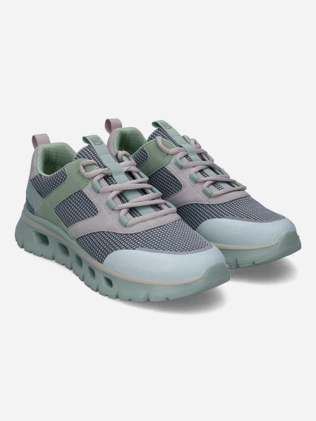 Nesaja Grey & Light green Sneakers - BAGATT
