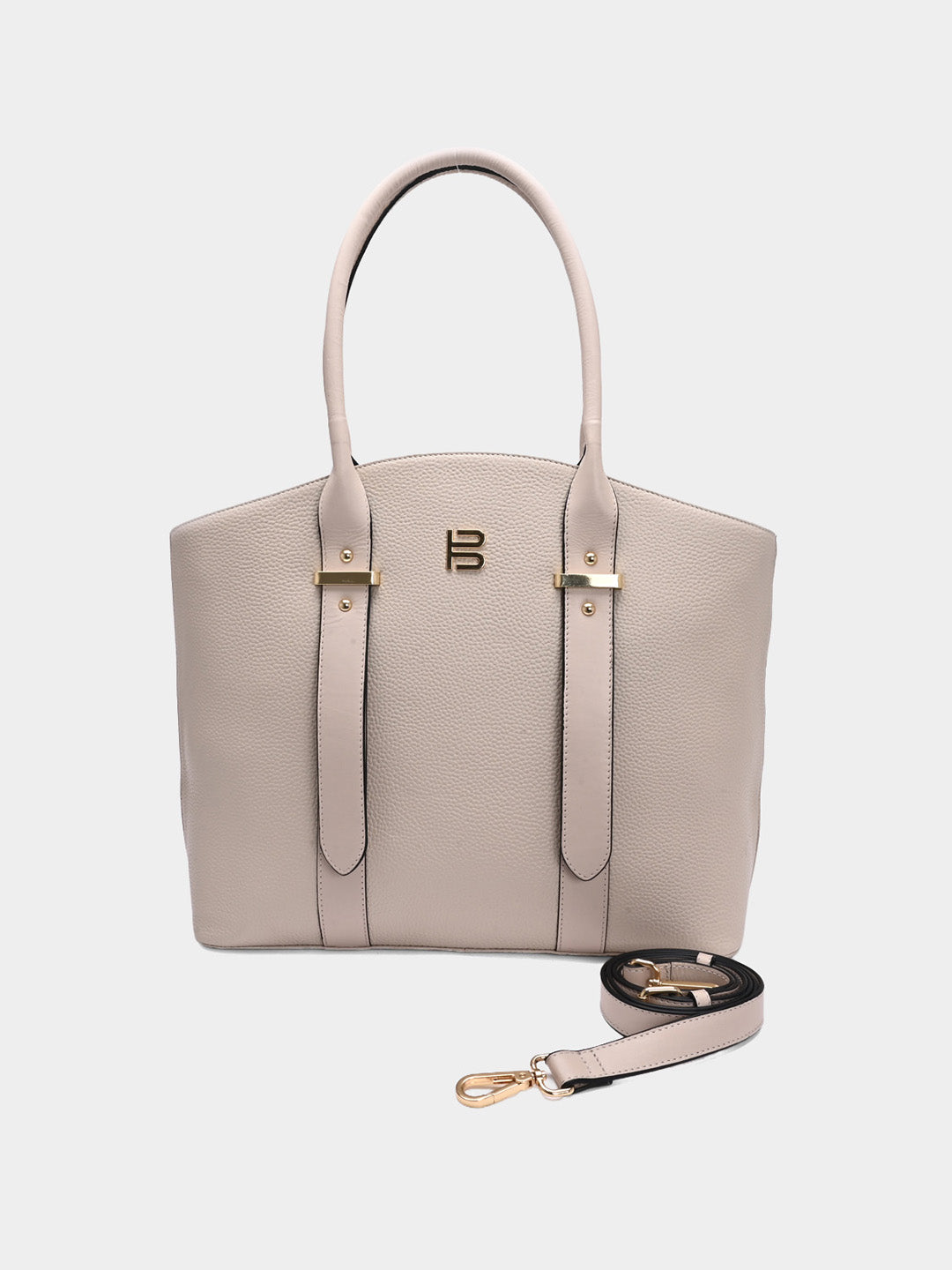 TT.BAGATT Beige Wax Leather Tote Handbags