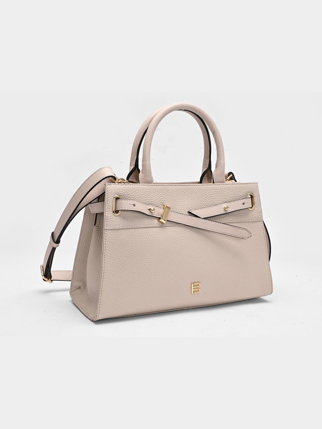 TT.BAGATT Beige Wax Leather Satchel  Handbags