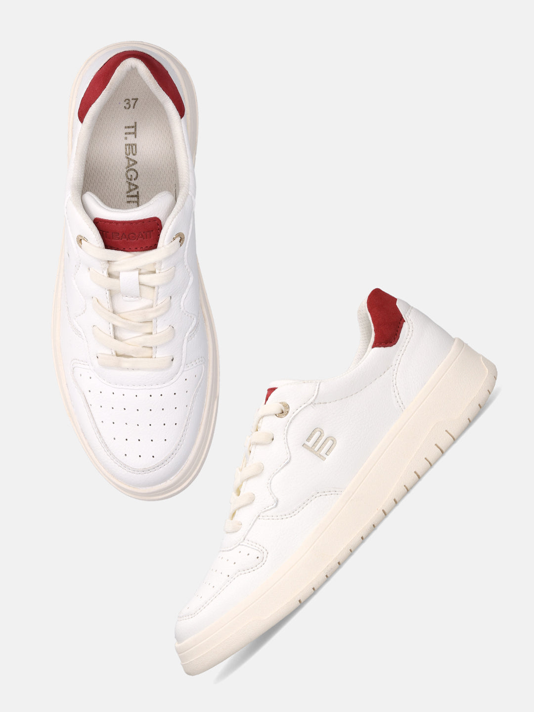 TT.BAGATT Kayla White Sneakers