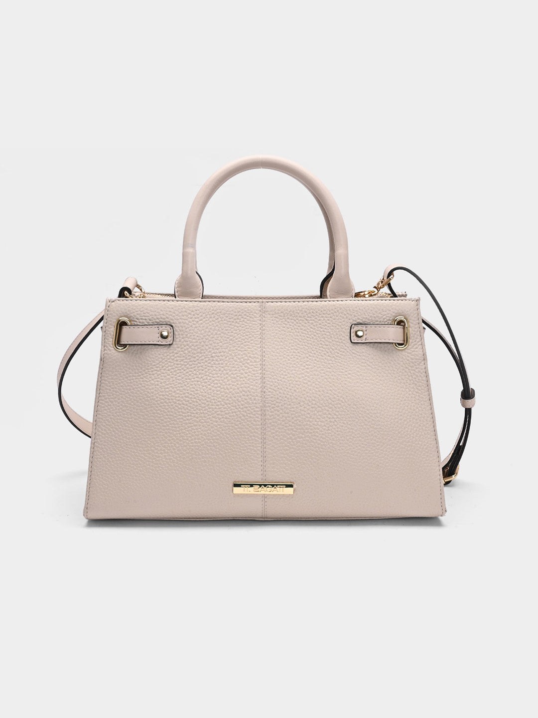 TT.BAGATT Beige Wax Leather Satchel  Handbags