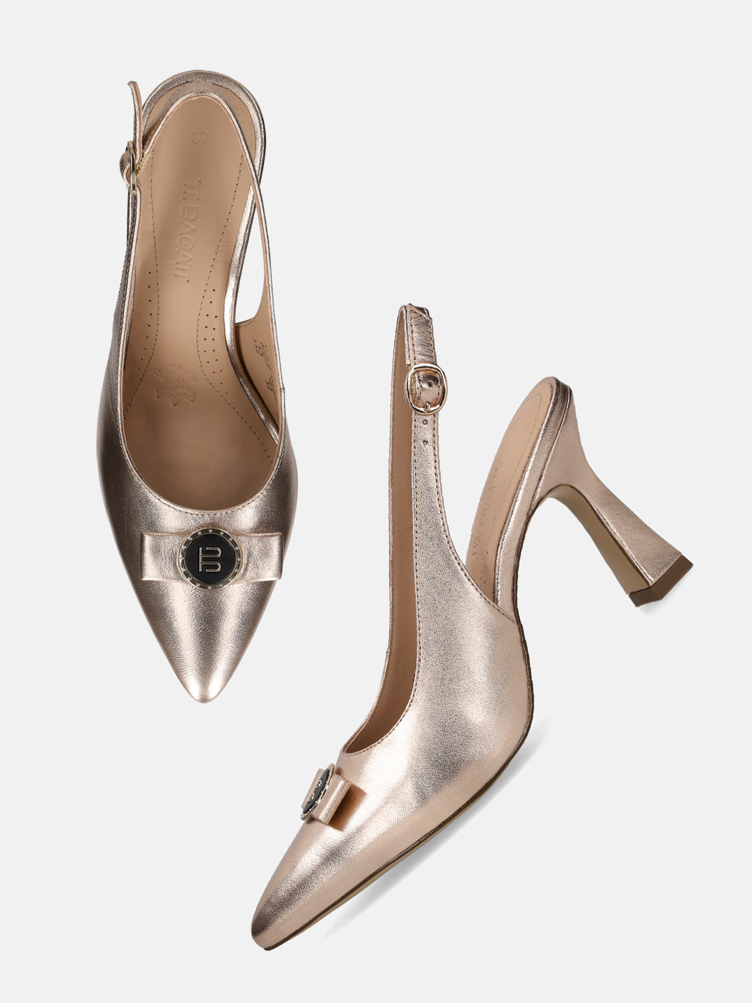 TT.BAGATT Barletta Rose Premium Leather Slingback Stelitoes Heels