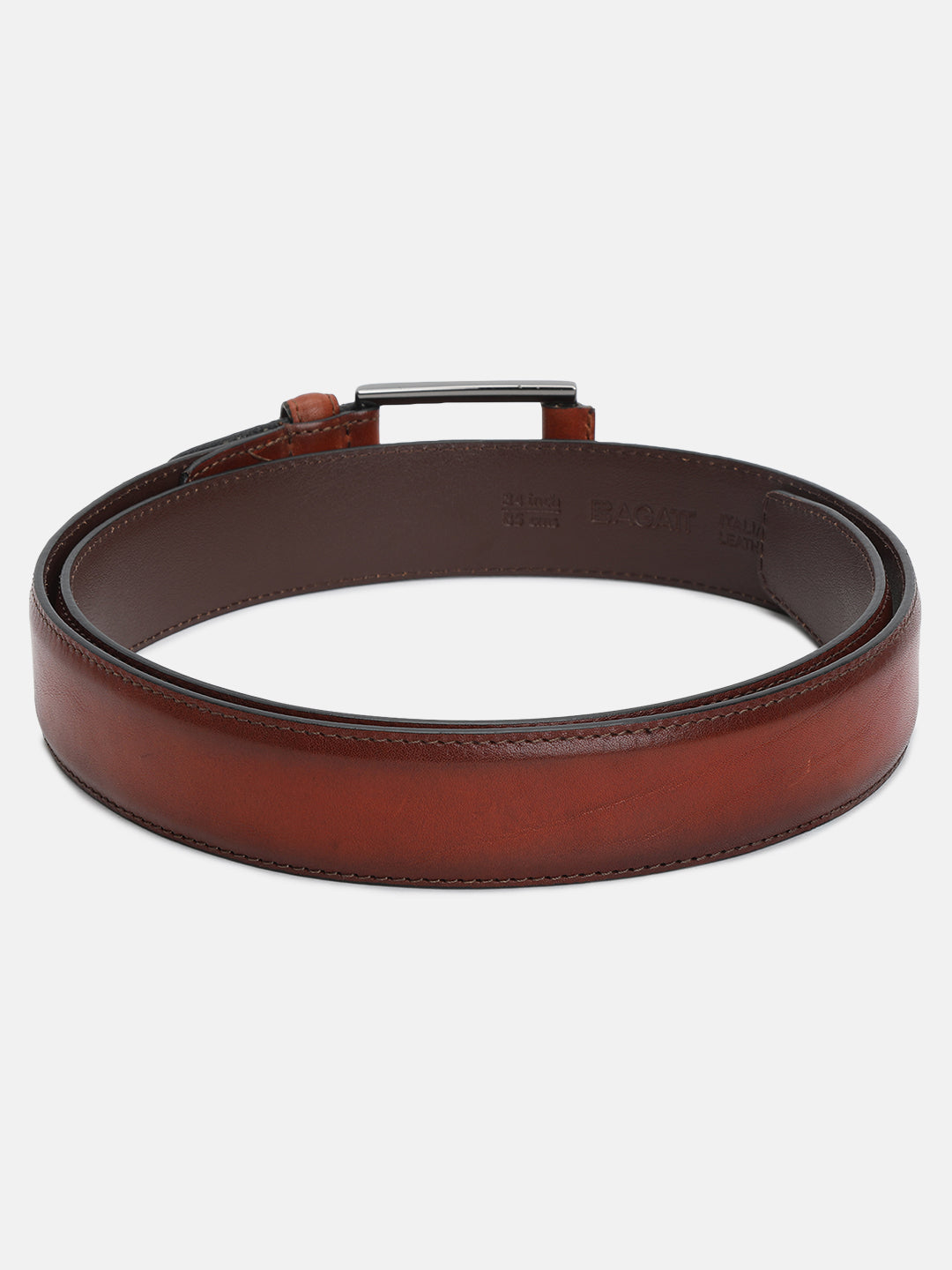 BAGATT Light Brown Reversible Leather Belt