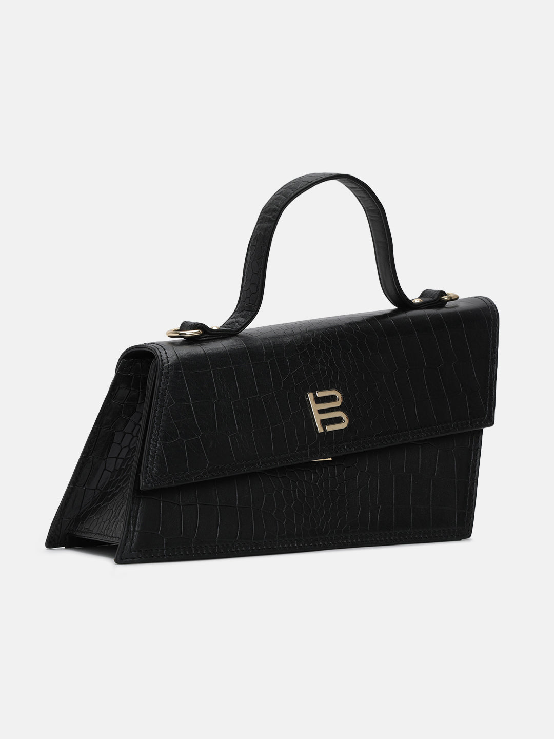 BAGATT Sparone Black Top Handle Bag