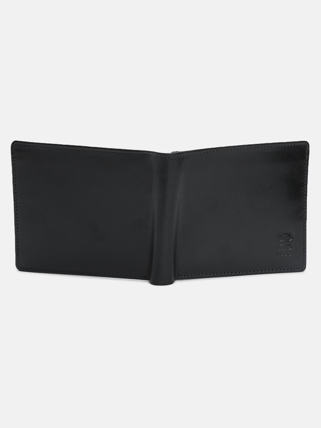 BAGATT Black Bi-Fold Wallet