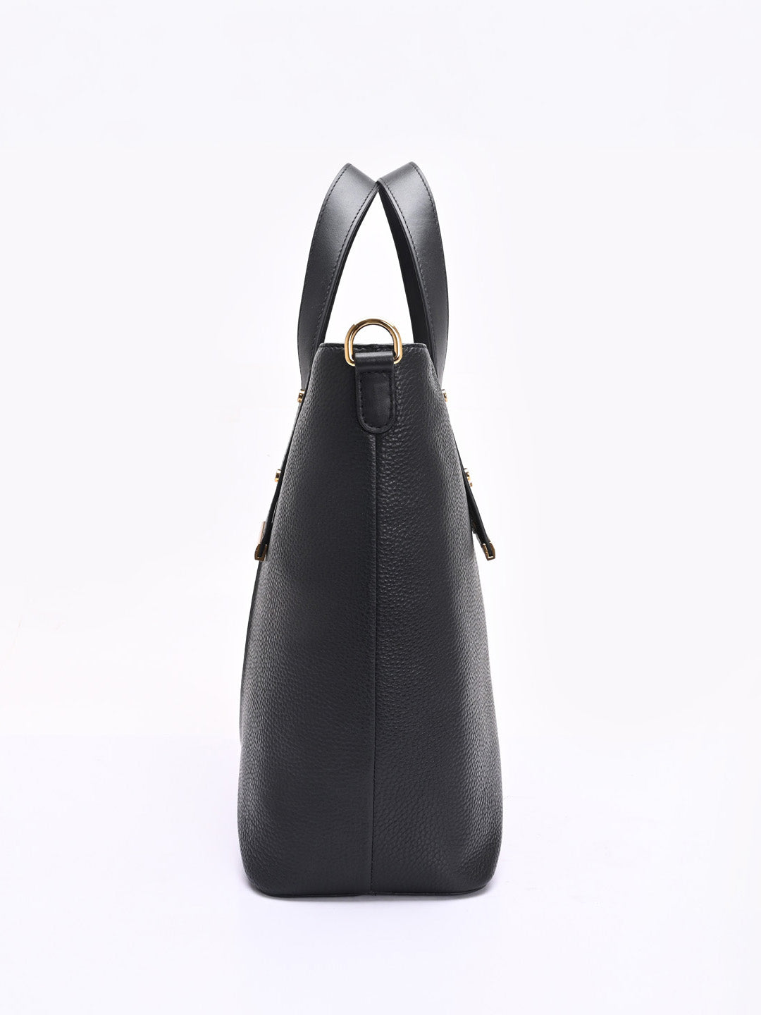 TT.BAGATT Black Wax Leather Tote Handbags