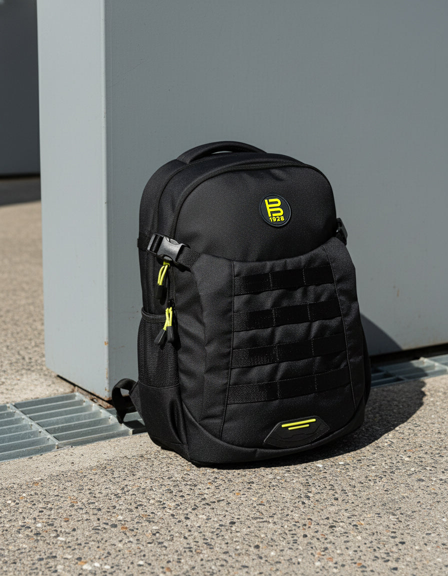 BAGATT Black Bagpack