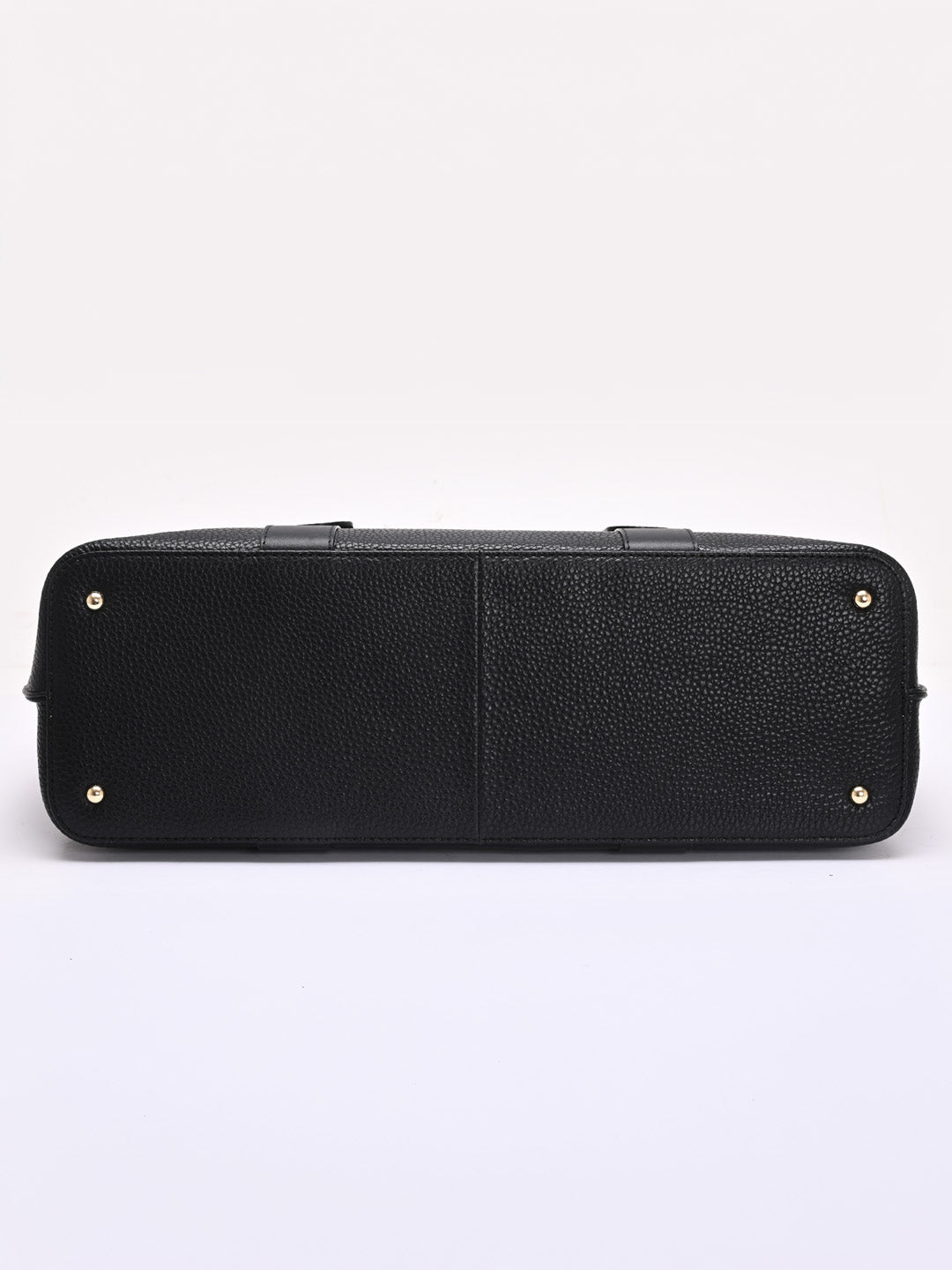 TT.BAGATT Black Wax Leather Tote Bag Handbags