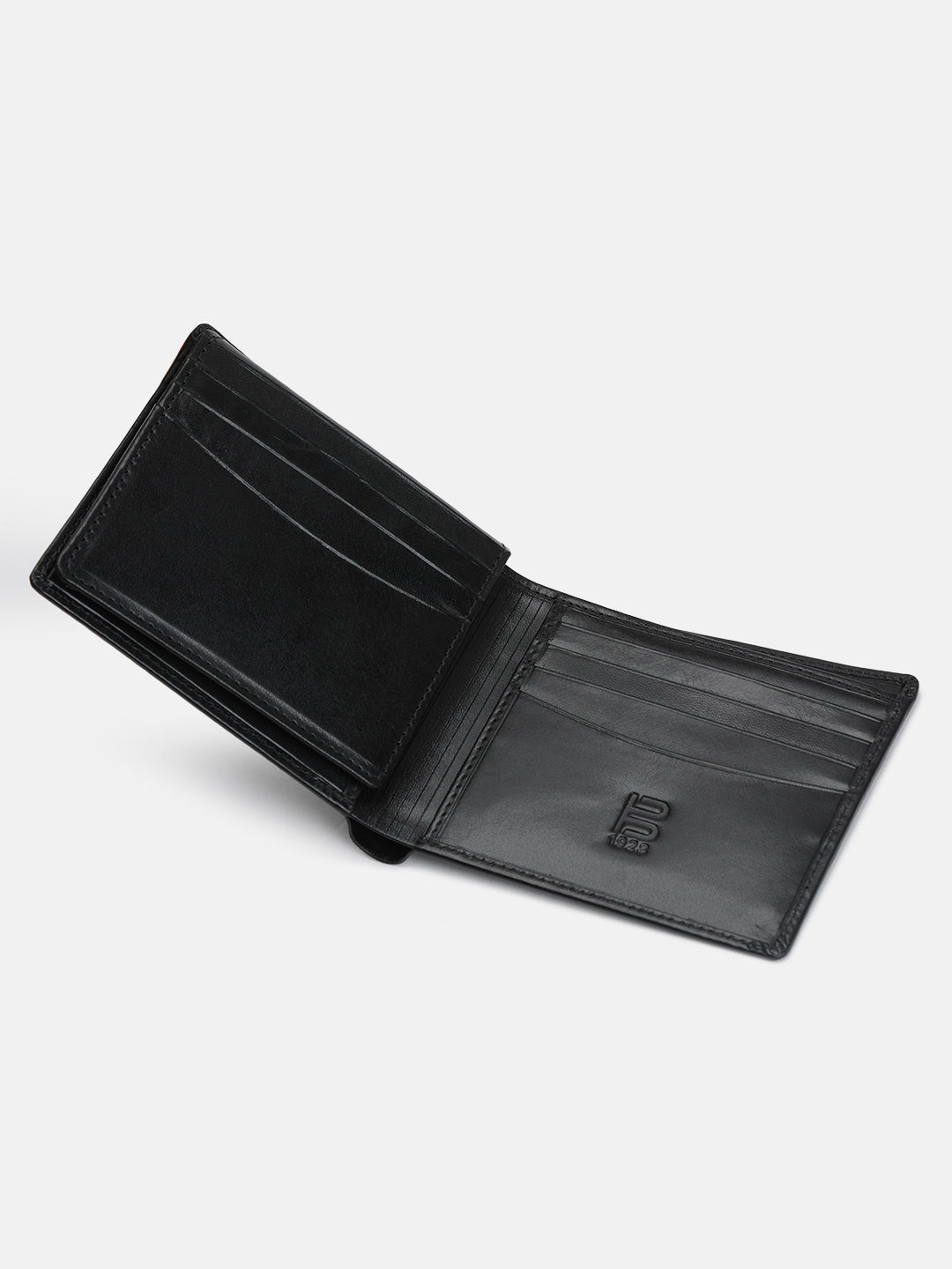 BAGATT Black Bi-Fold Wallet