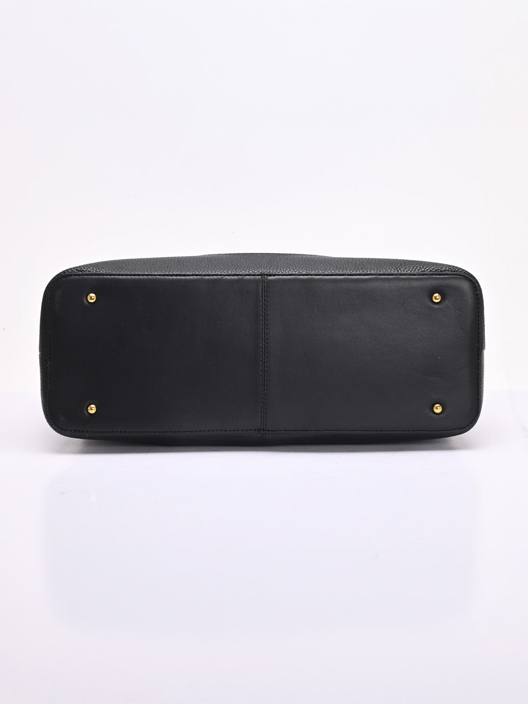 TT.BAGATT Black Wax Leather Tote Handbags