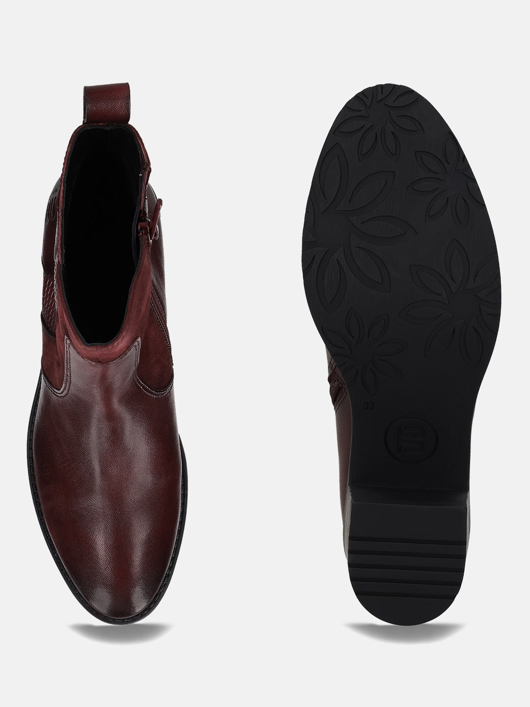 TT.BAGATT Ruby I Bordo Premium LeatherAnkle Boots