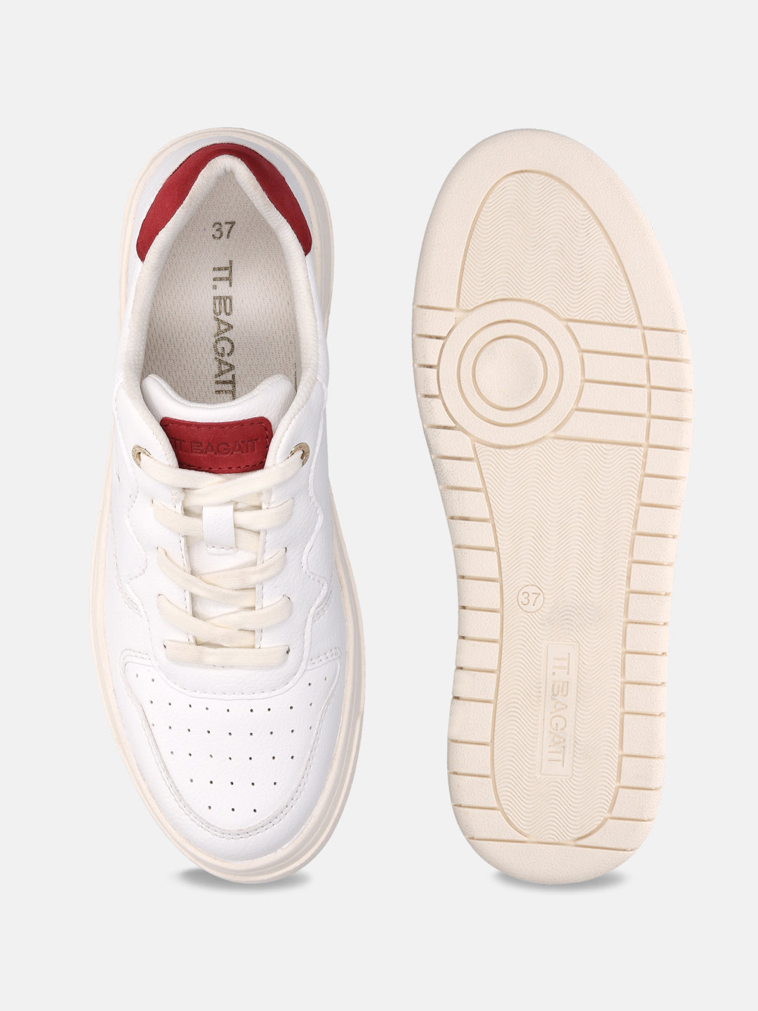 TT.BAGATT Kayla White Sneakers