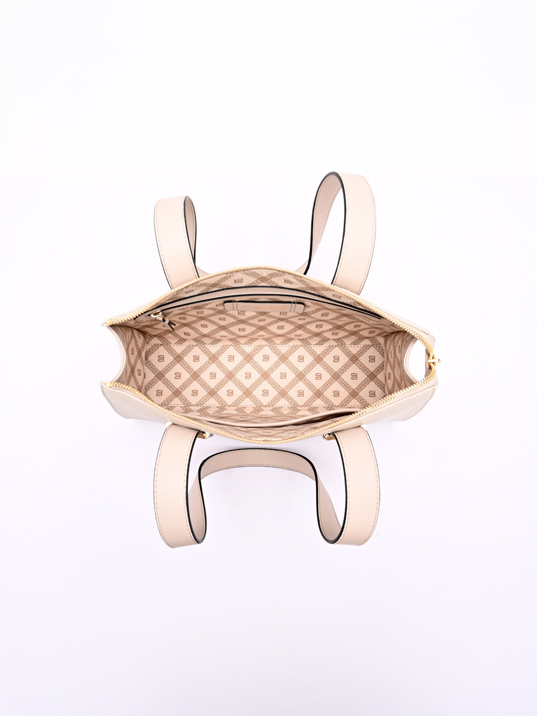 TT.BAGATT Beige Wax Leather Shoulder  Handbags