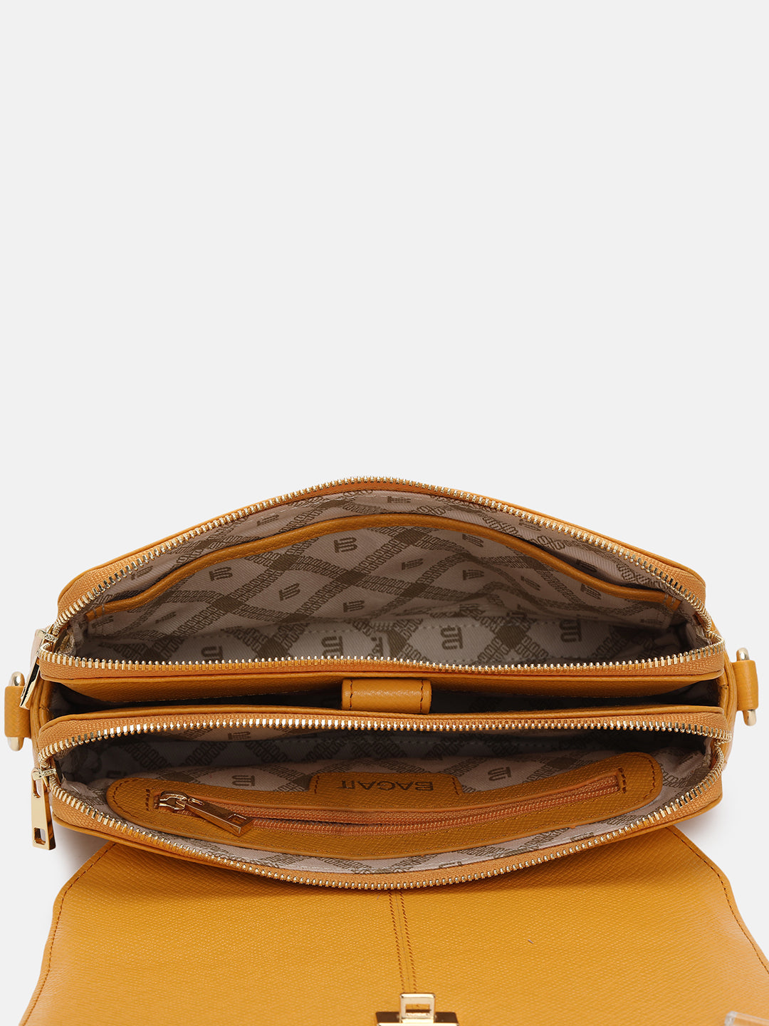 BAGATT Campania Yellow Cross Body Bag