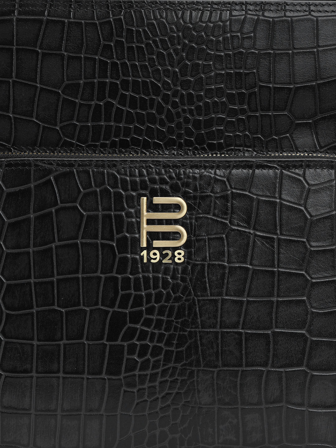 BAGATT Solofra Black Leather Bagpack