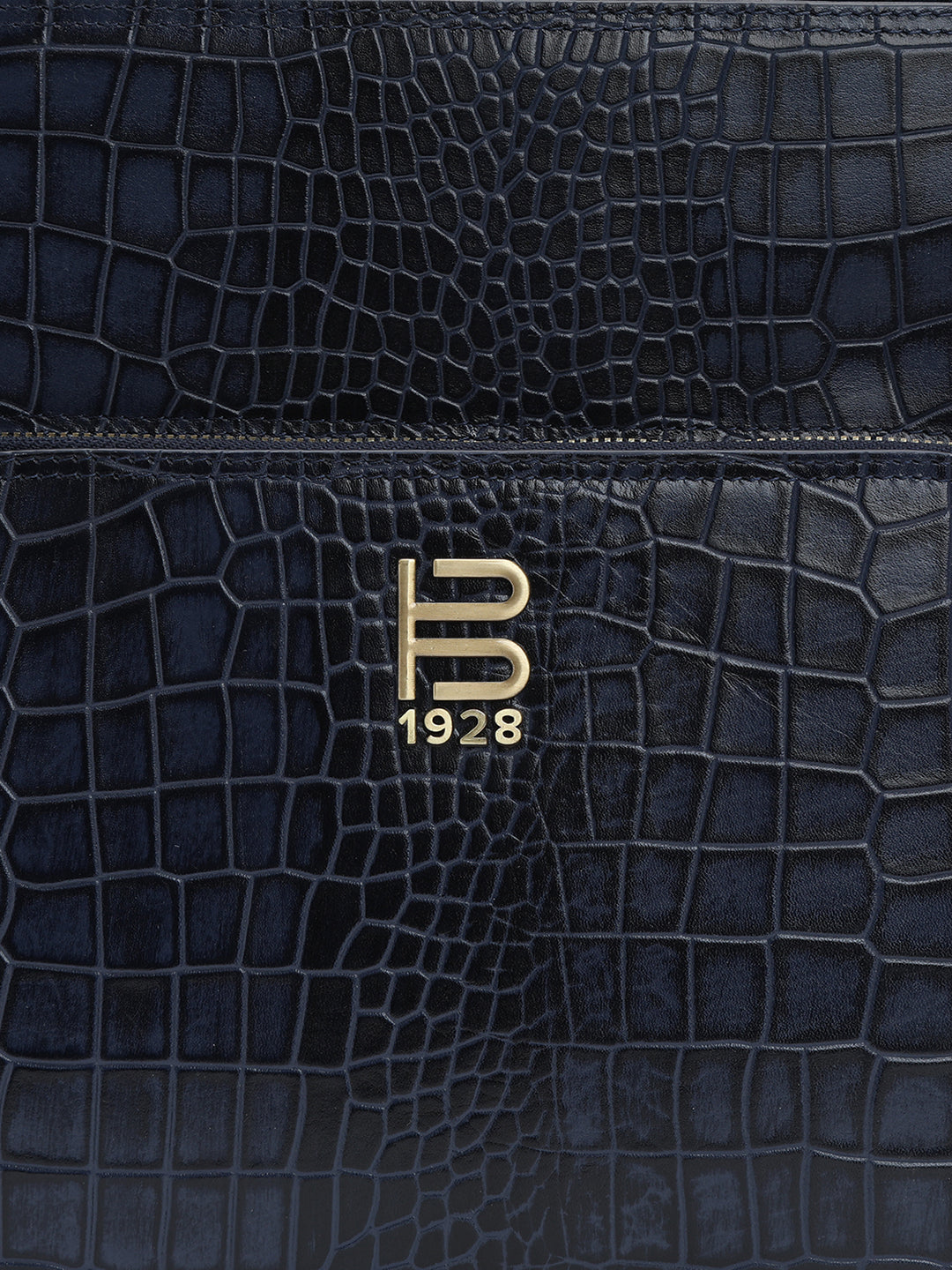 BAGATT Solofra Blue Leather Bagpack