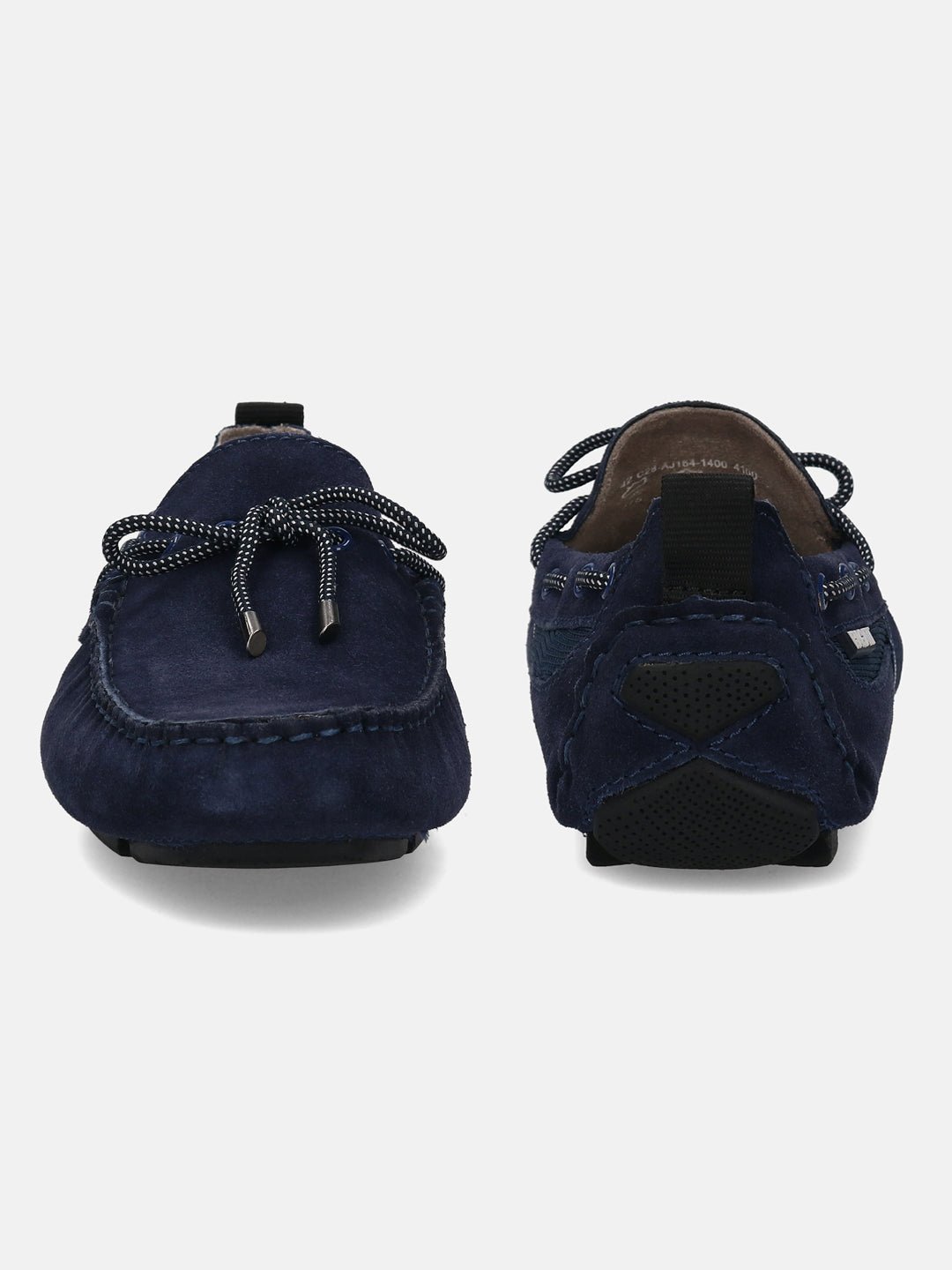 BAGATT Suede Leather Dark Blue Drivers