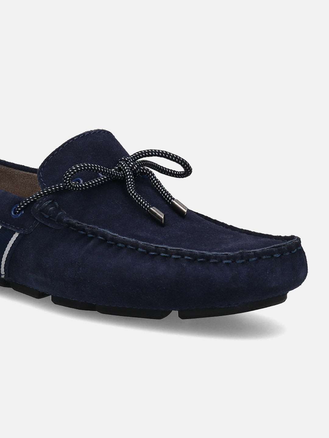 BAGATT Suede Leather Dark Blue Drivers