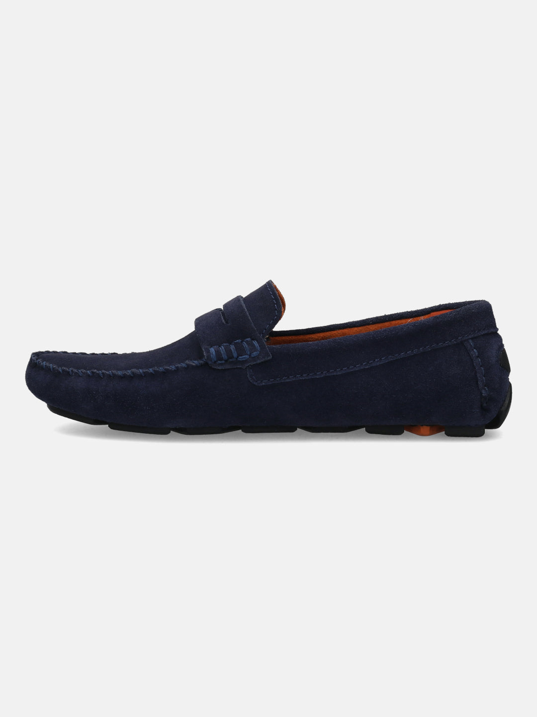 BAGATT Suede Leather Dark Blue Drivers