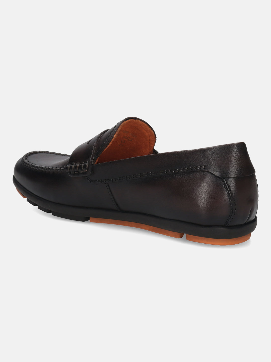 Corrado Dark Brown Leather Driver Shoes