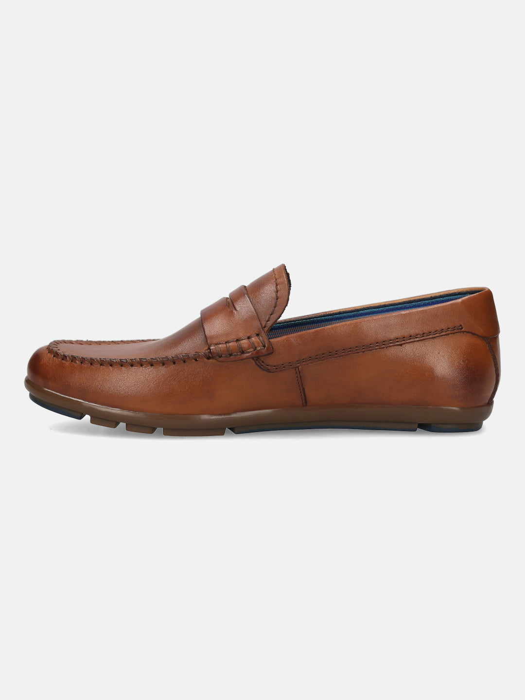 Corrado Cognac Leather Driver Shoes