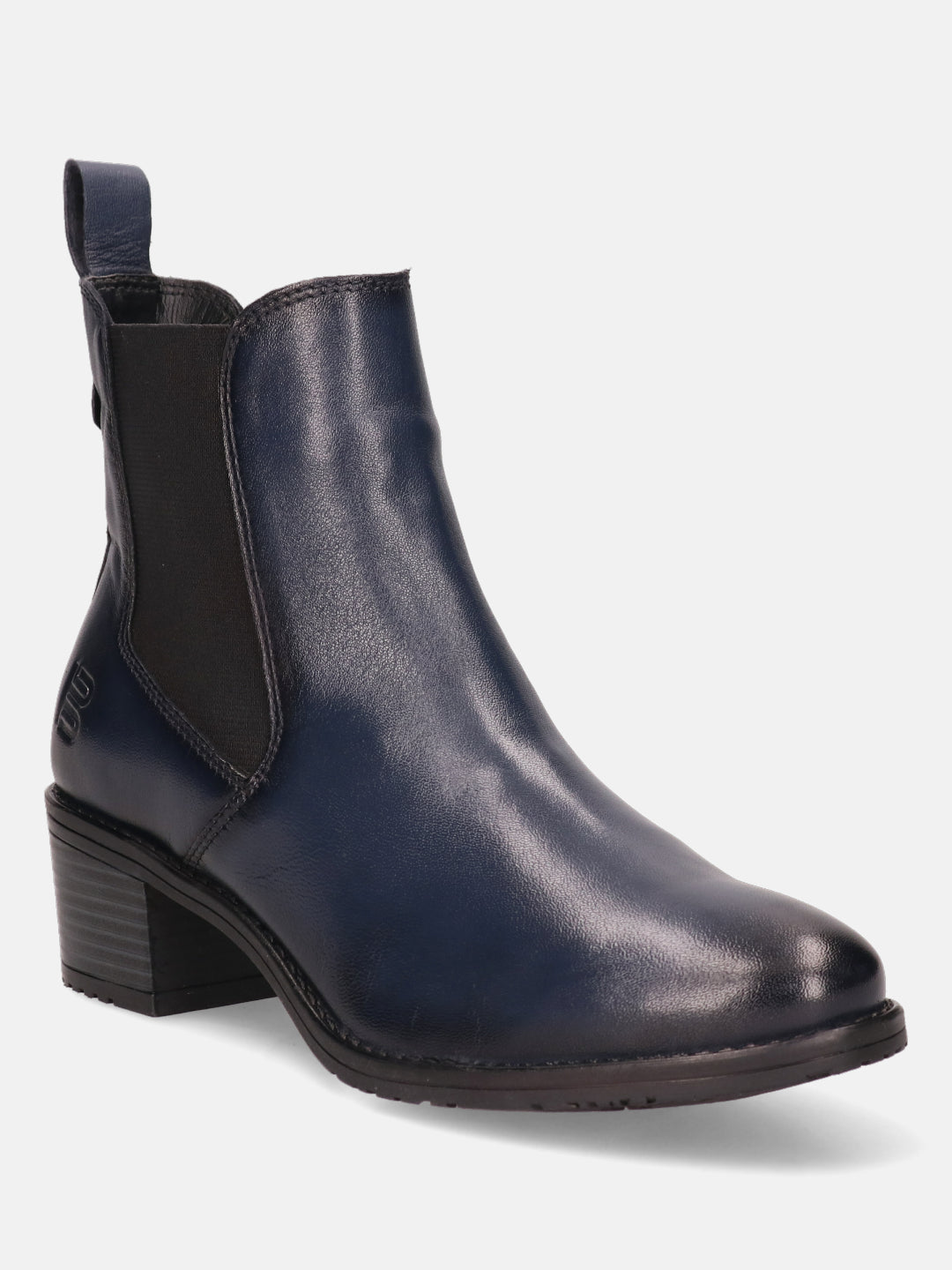 BAGATT Premium Leather Dark Blue Chelsea Boots
