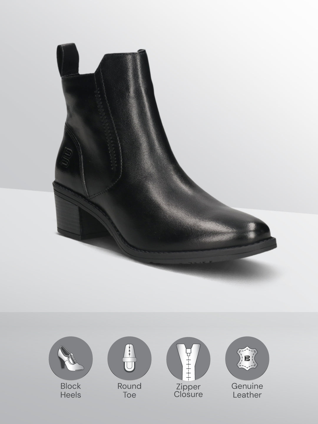 TT.BAGATT  Ruby I Black Premium Leather Bootie